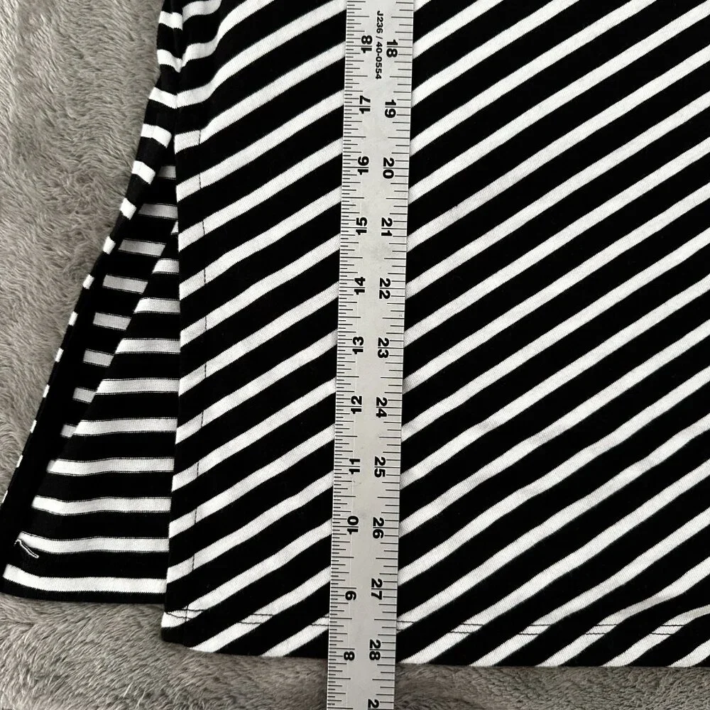 Universal Standard 2025 Crescent Breton Stripe Knot Midi Dress 22/24 Cotton - Picture 6 of 7